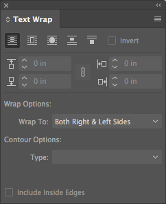 Text Wrap Panel