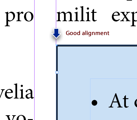 Good alignment