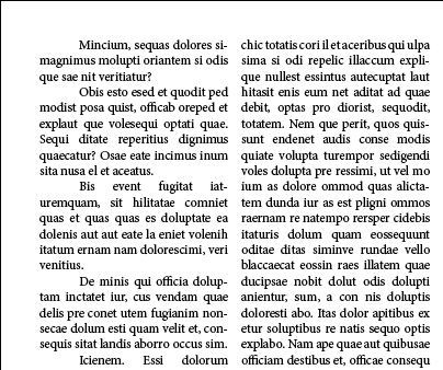 Over indented paragraph