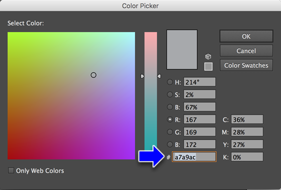 Illustrator color picker