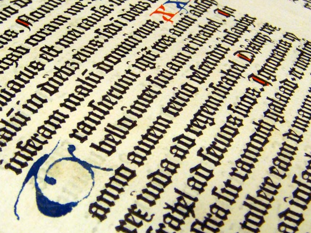 Guttenburg Bible Page