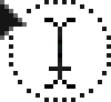 Text Cursor Fill Shape