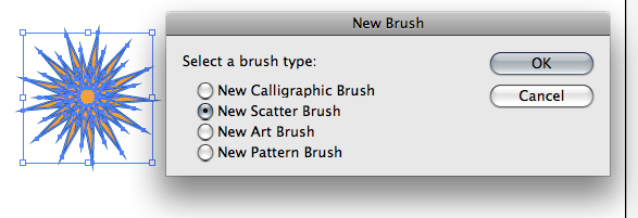 Create Scatterbrush