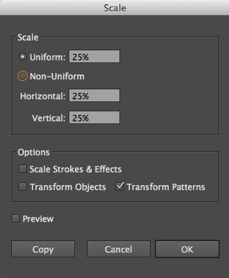 Scale Dialog