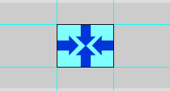 Resulting Display Window: Mouse Inside Rect