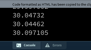 Resulting Console Window