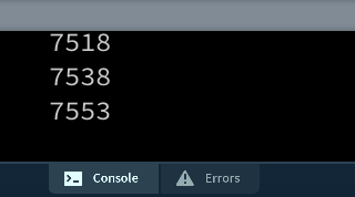 Resulting Console Window