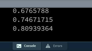 Resulting Console Window