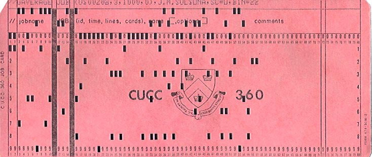 Single Programming Card