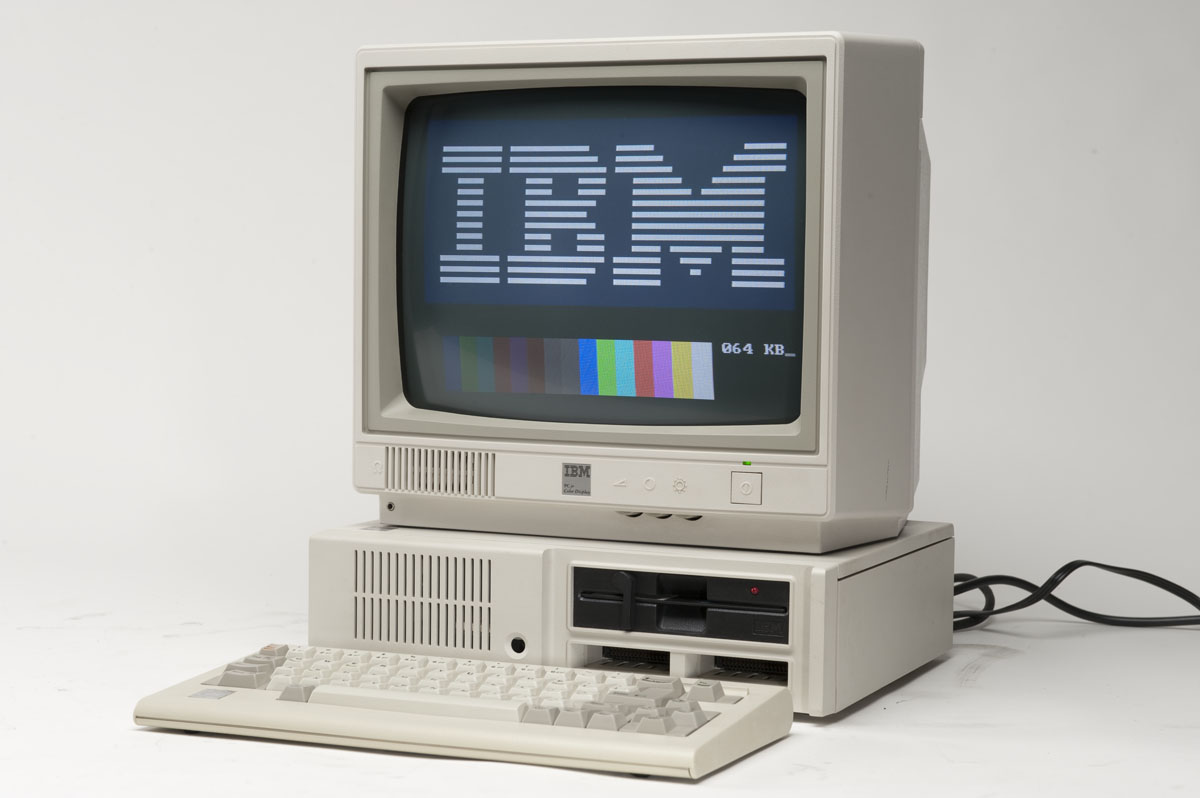 An IBM Personal Computer, circa 1980s